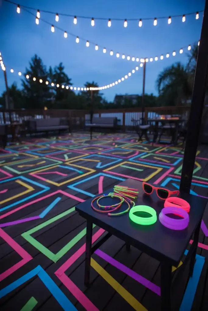 Glow Stick Dance Floor