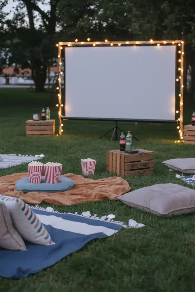 Outdoor Graduation Movie Night