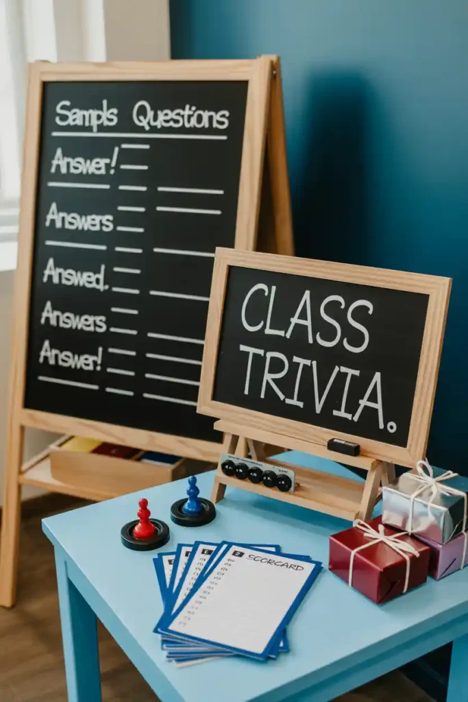 Class Trivia Game Corner