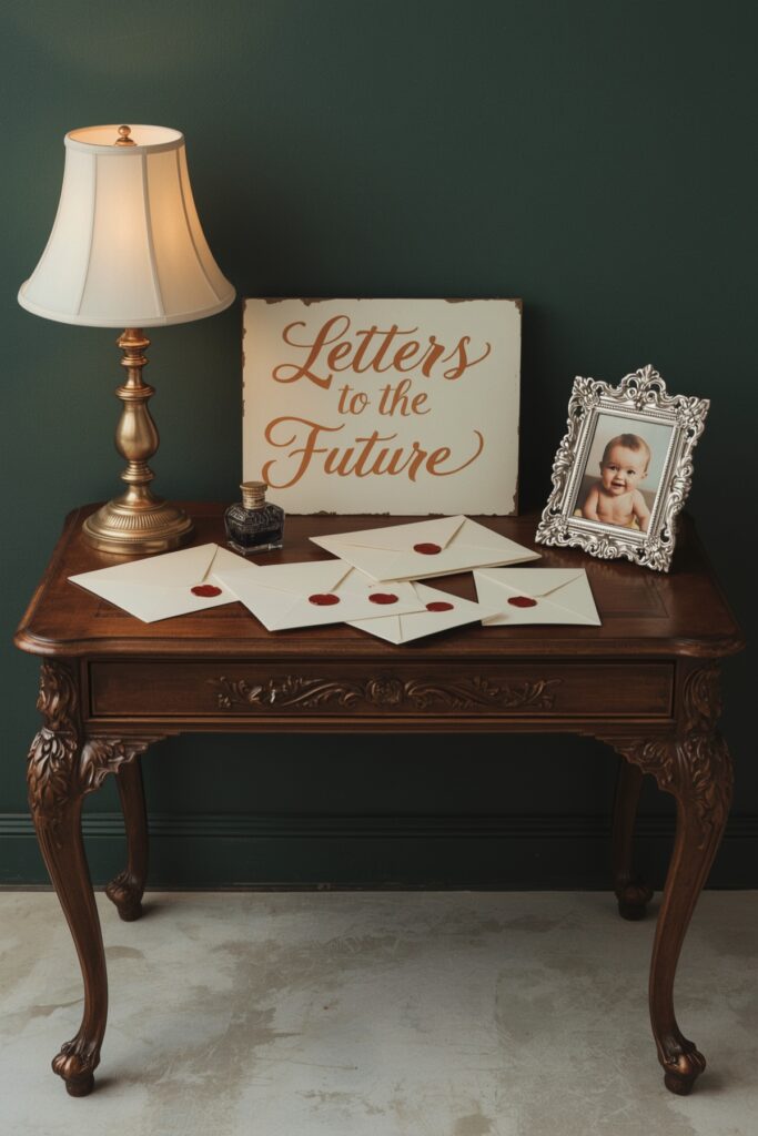 Handwritten Letter Station for Family Messages