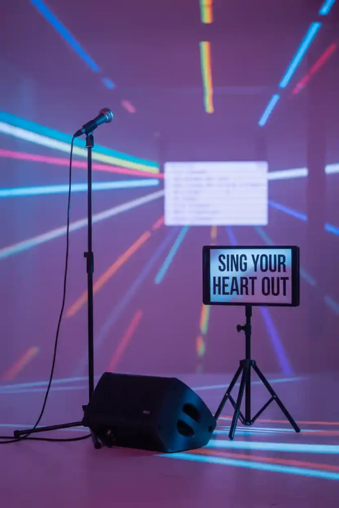 Karaoke Microphone Stage