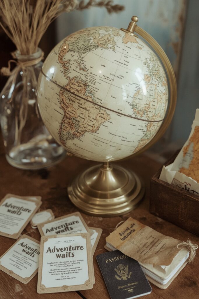 Signature Globe for Travel Theme
