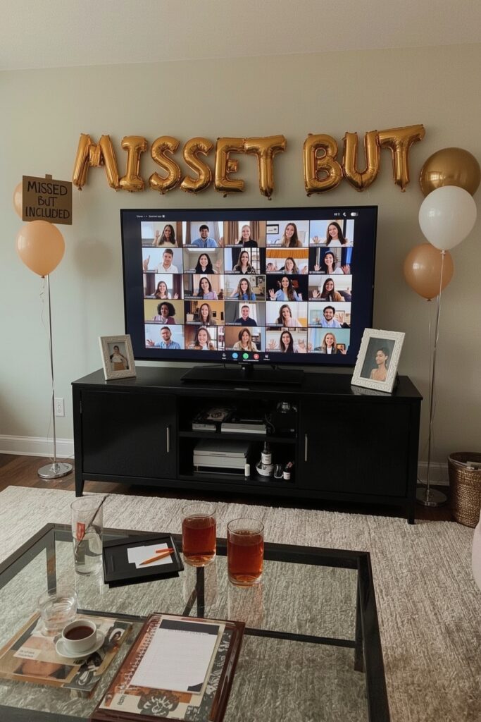 Virtual Guest Wall on Laptop or TV Display