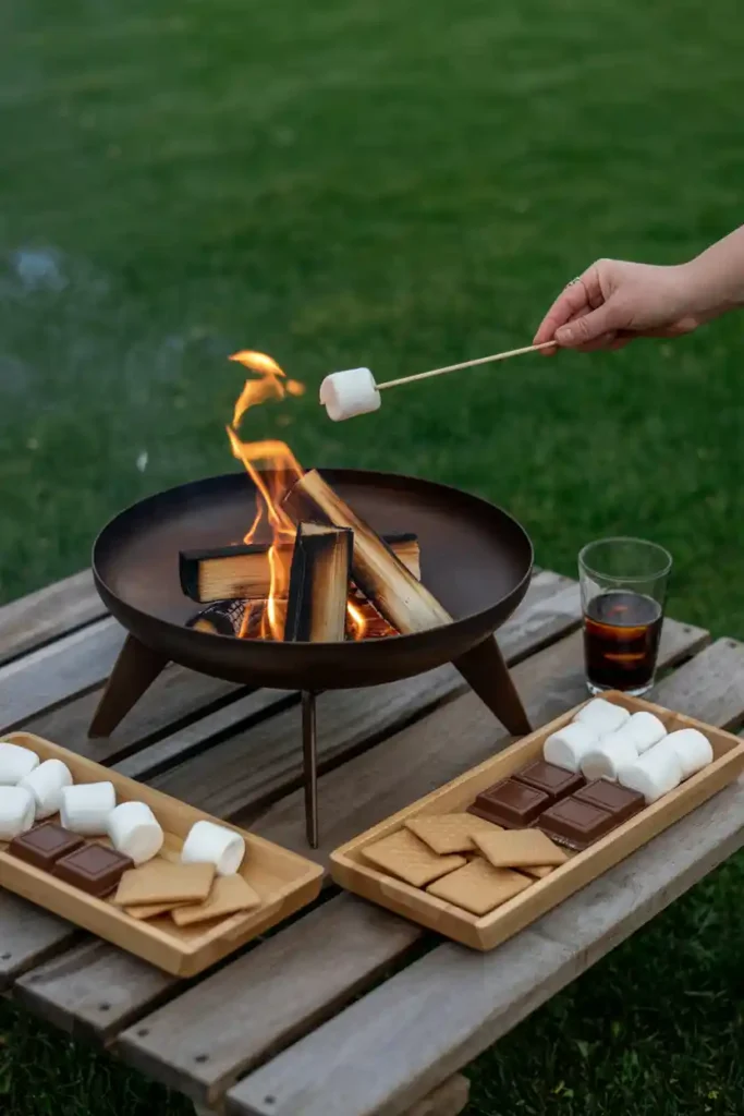 DIY S’mores Firepit Station