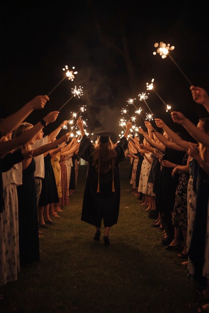 Firework Send-Off or Sparkler Tunnel