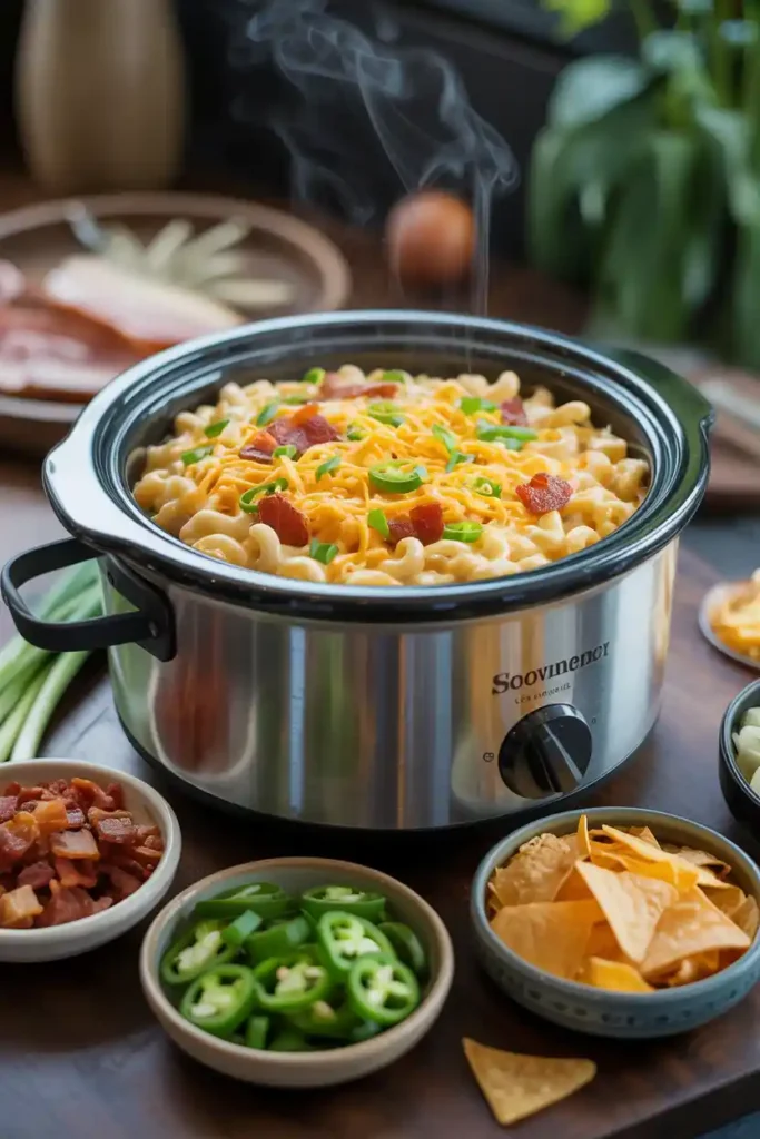 Mac-and-Cheese Topping Station