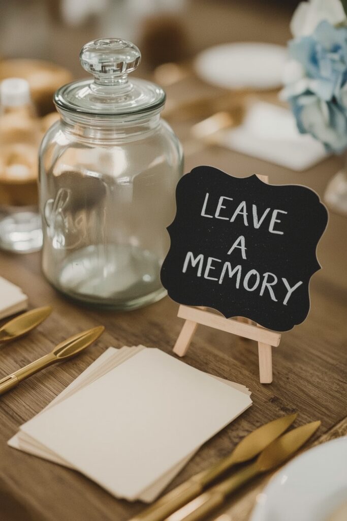 DIY Memory Jar Station