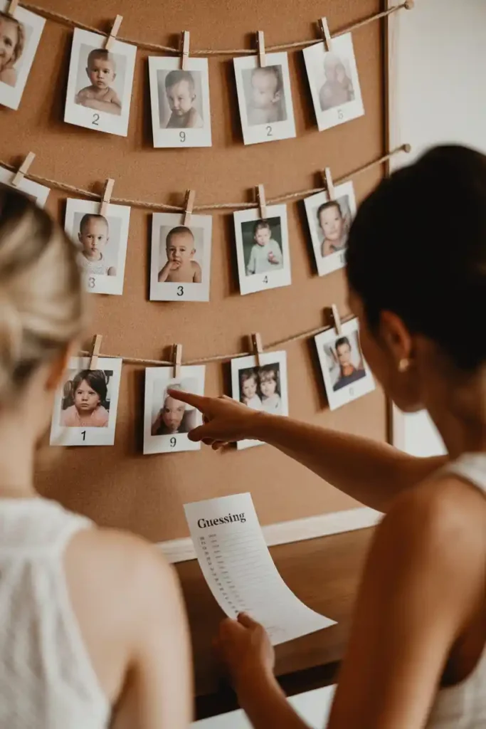 “Guess the Baby Photo” Wall