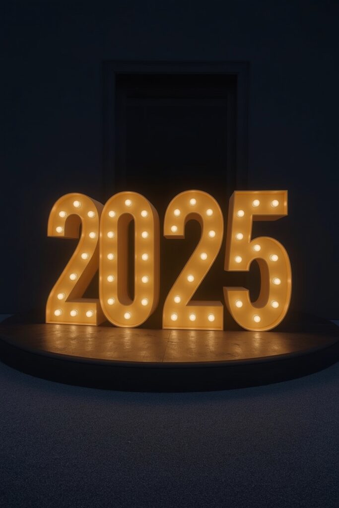 Custom Class Year Light-Up Numbers
