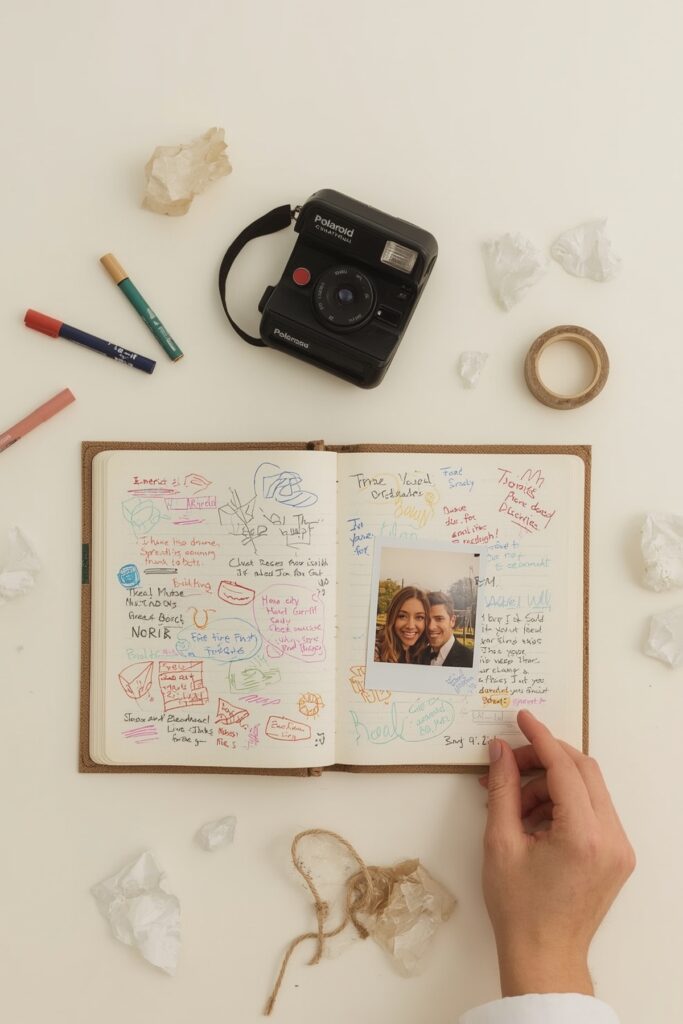 Mini Polaroid Photo Guest Book Station