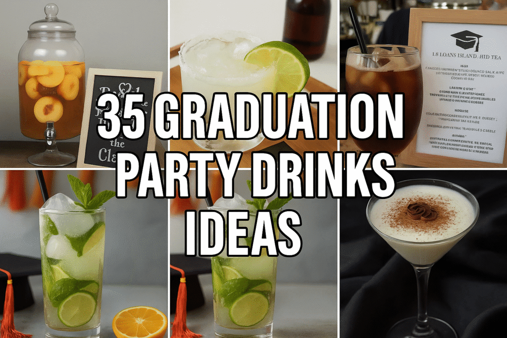 Graduation Party Drinks Ideas