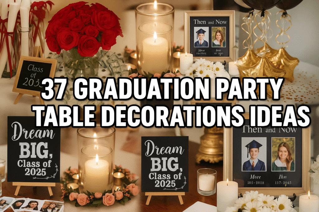 Graduation Party Table Decorations Ideas