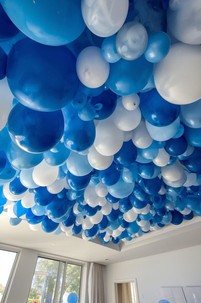 Blue Balloon Cloud Ceiling
