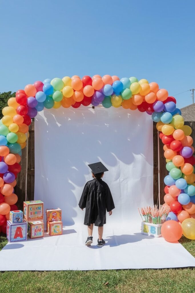 Rainbow-Themed Graduation Bash
