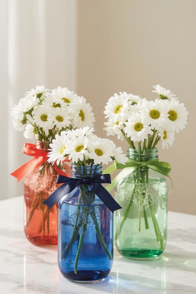 School-Color Water-Dyed Flower Vases
