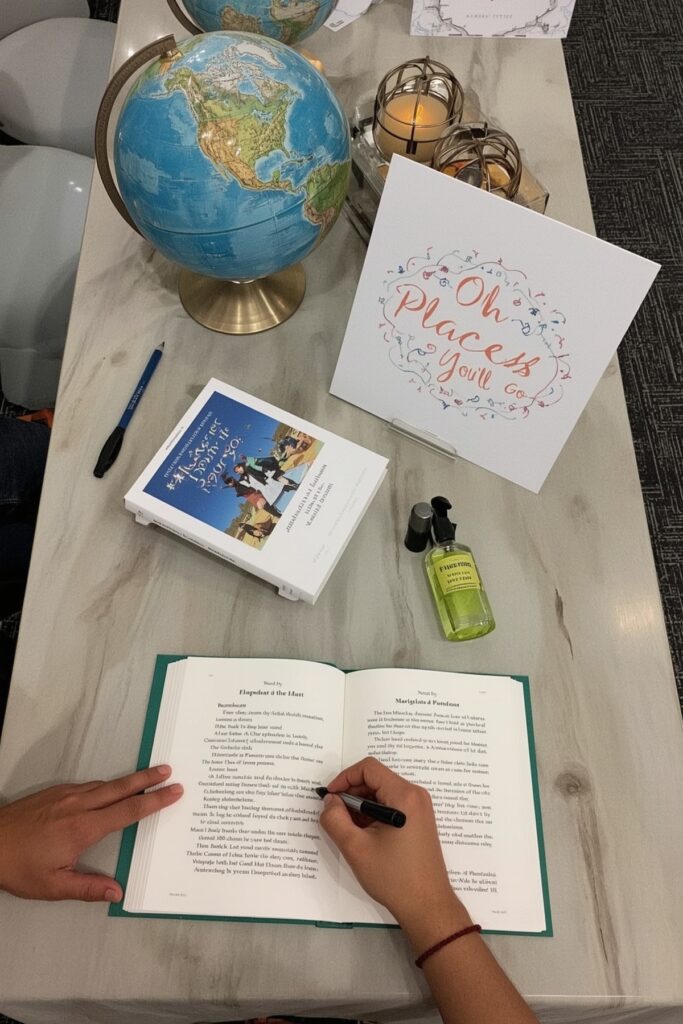 Oh, The Places You’ll Go” Book Display
