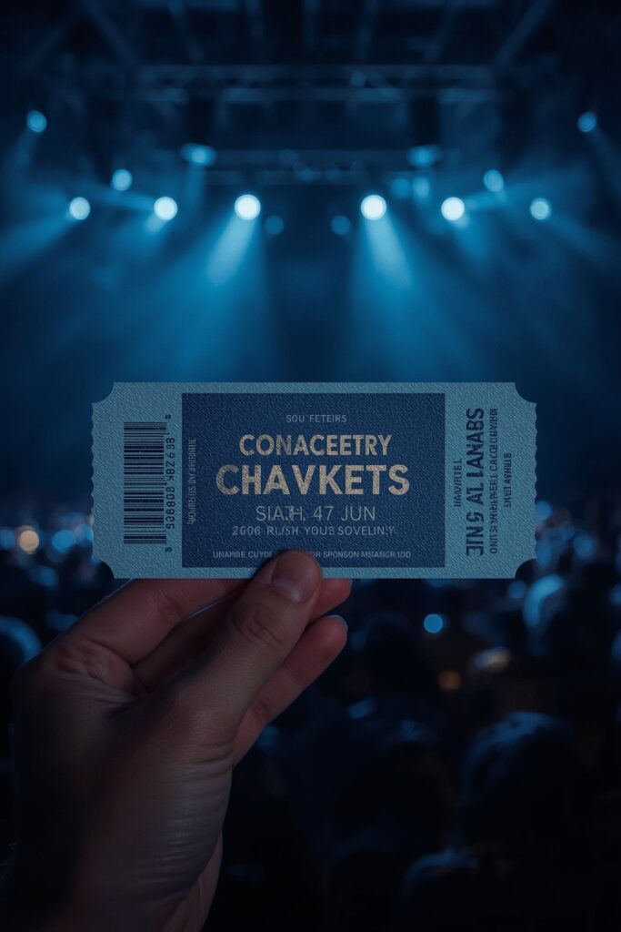 Ticket-Style Invitations (like a concert or event)


