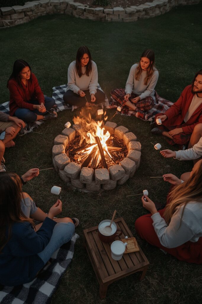 Campfire and S’mores Gathering