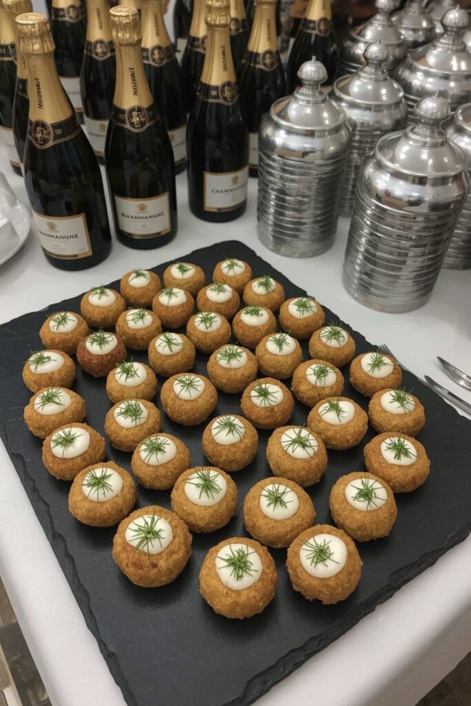 Mini Crab Cakes with Dill Aioli


