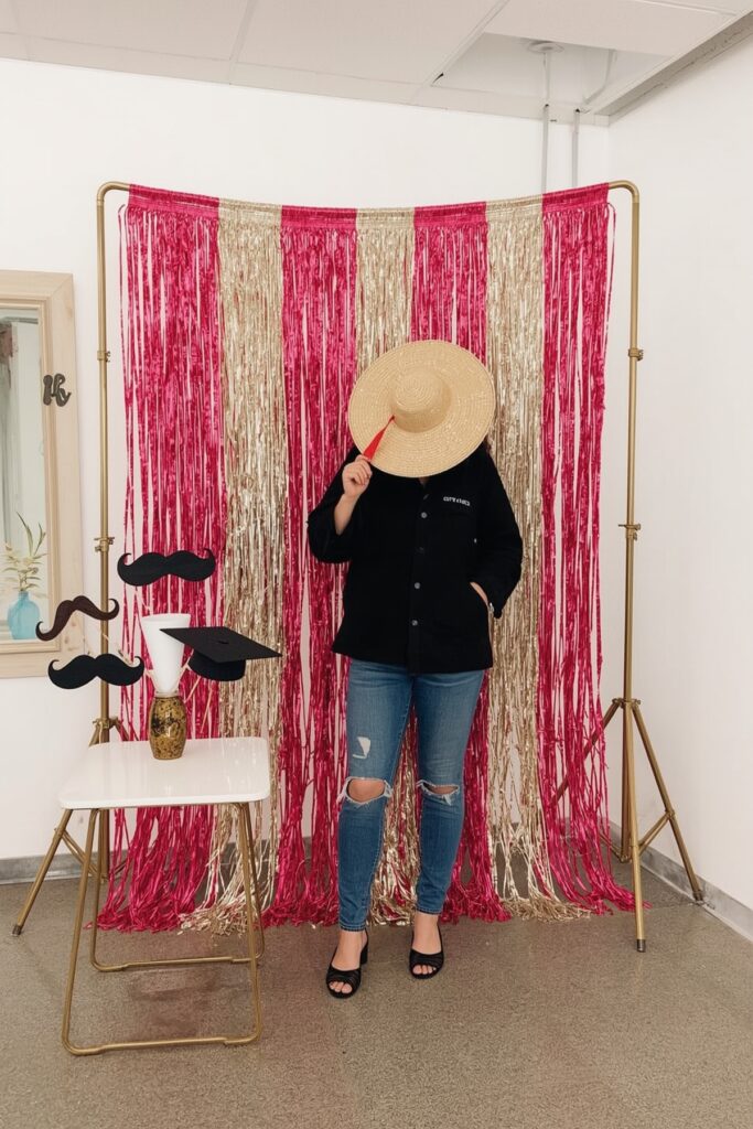 Photo Booth with “Fiesta Grad” Props