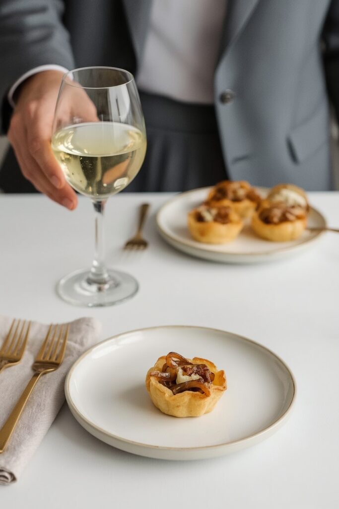 Caramelized Onion and Goat Cheese Tartlets


