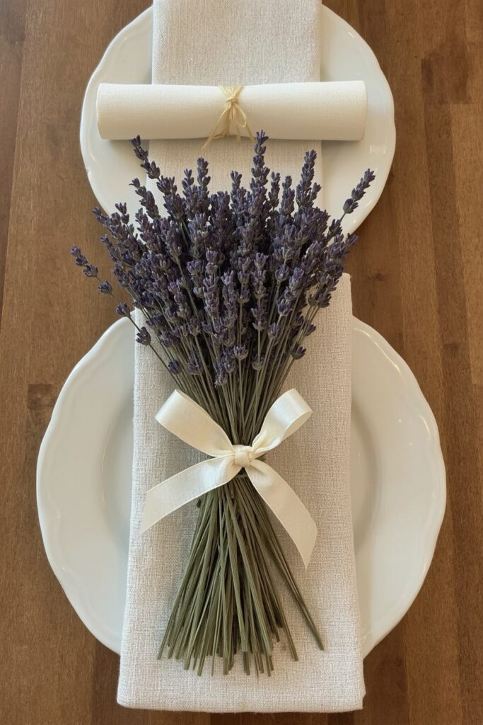 Lavender Bundles with Diploma Scrolls