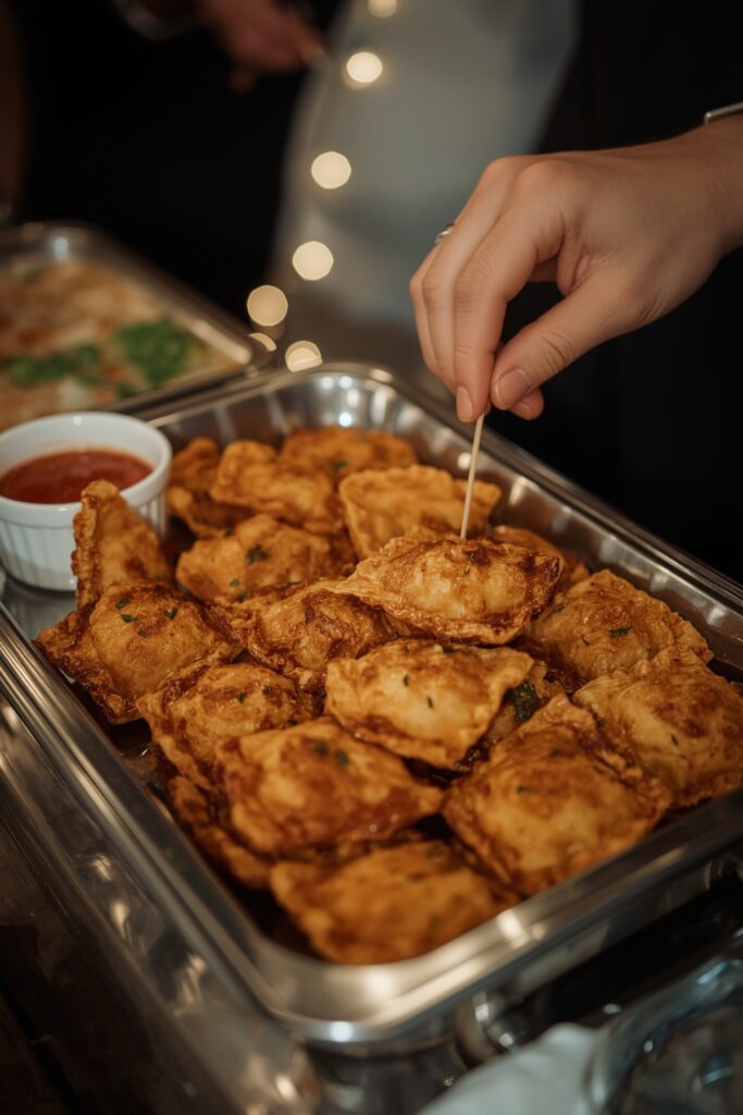 Fried Ravioli with Marinara Dip





