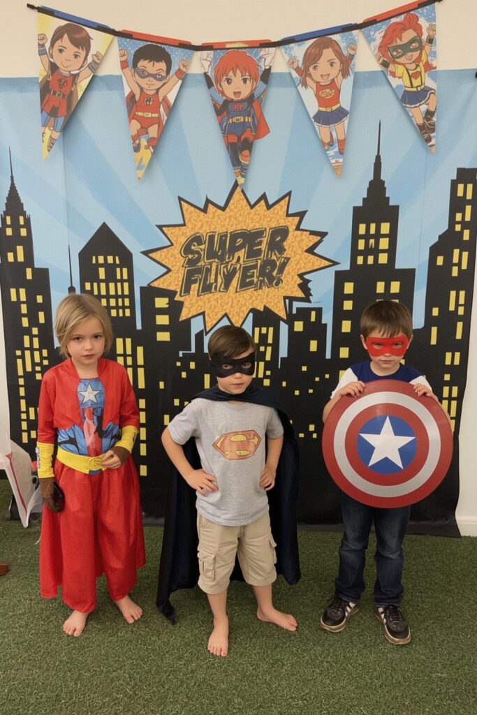 Kindergarten Superhero Party
