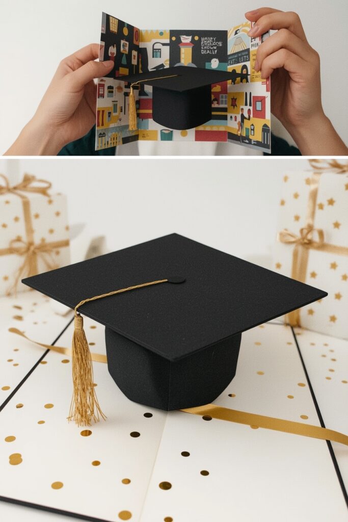Graduation Cap Pop-Up Cards

