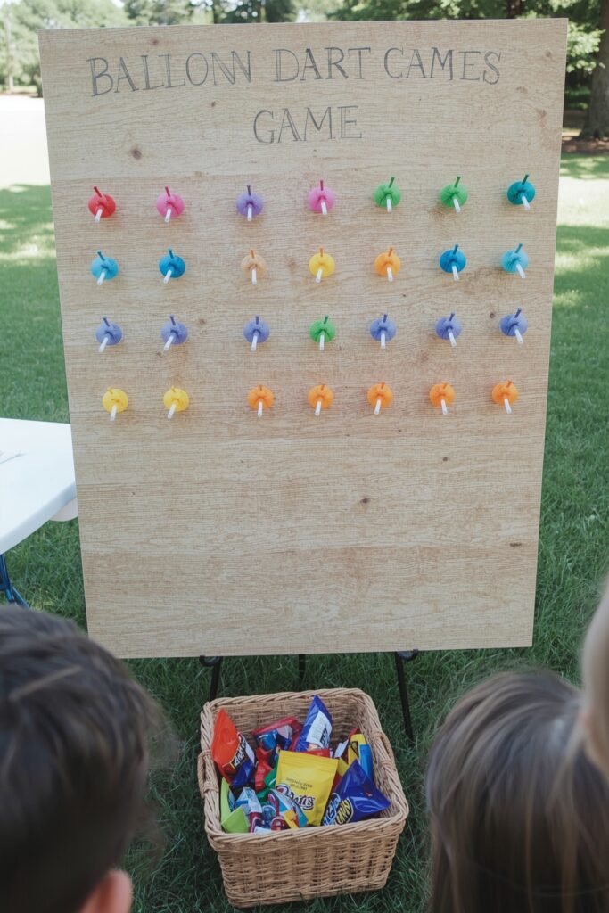 DIY Balloon Dart Prize Game

