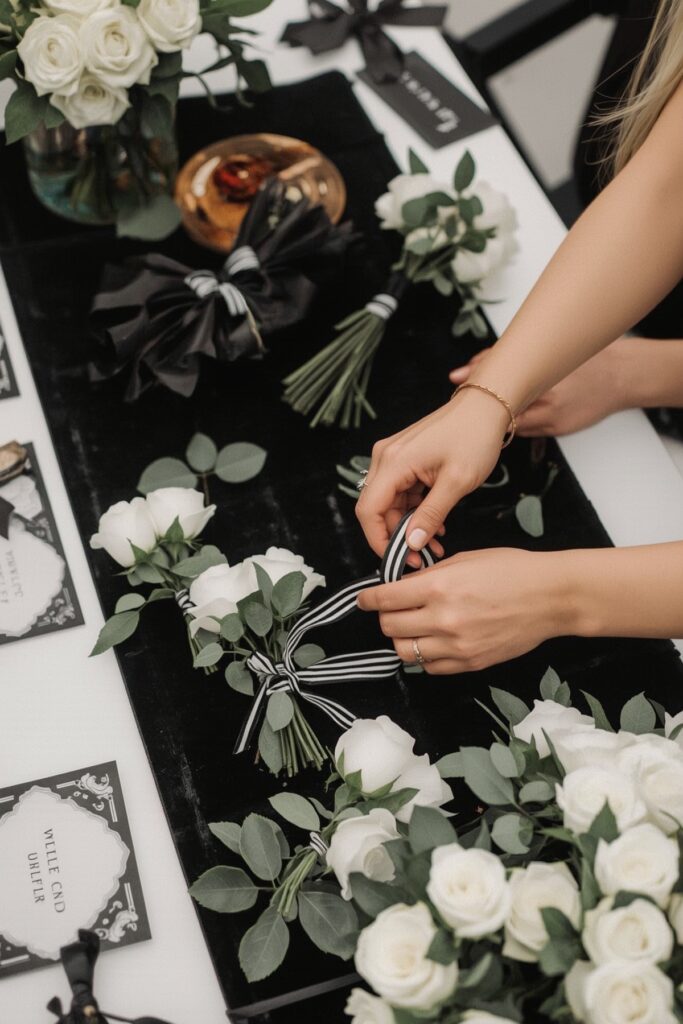 Monochrome Flower Bar (Paper or Real)

