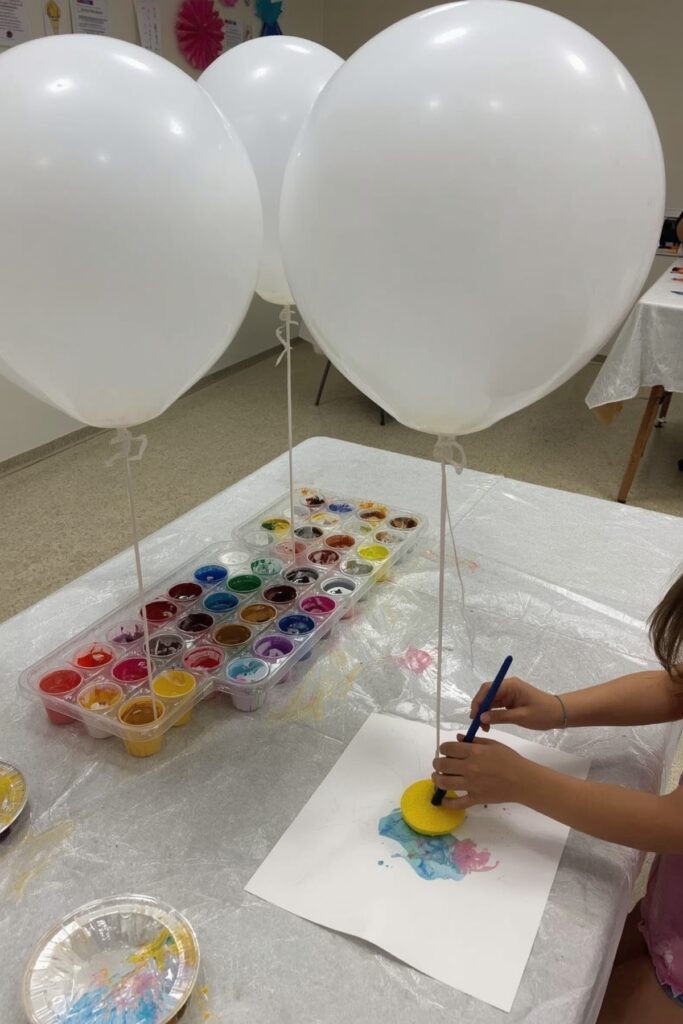 Balloon Painting Art Station


