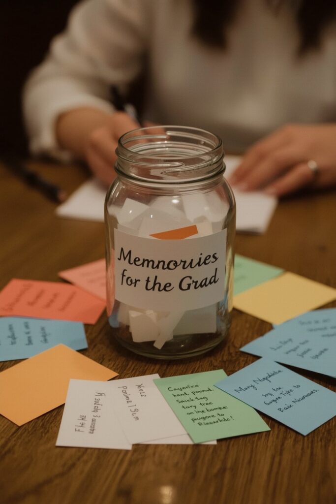 Memory Jar with Guest Messages

