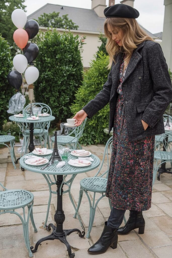 Parisian-Themed Garden Party

