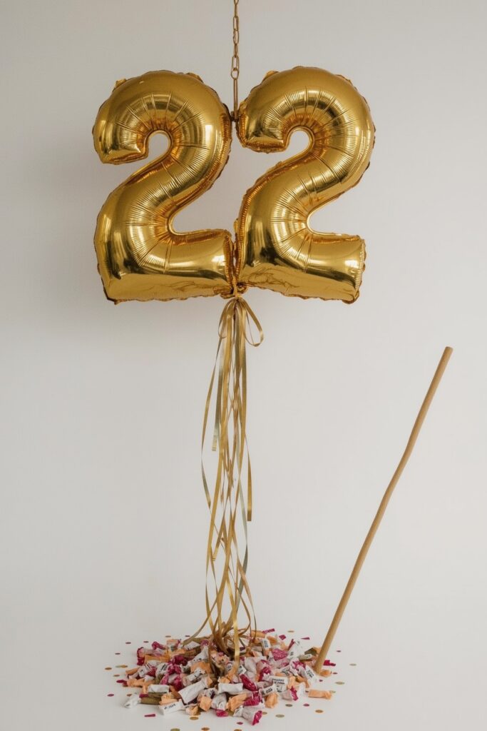 Balloon Pinata Filled With Mini Gifts

