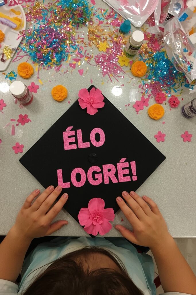 Fiesta Graduation Cap Topper Craft Zone