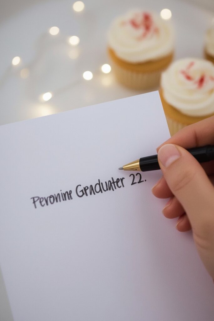 Finish the Graduate’s Sentence