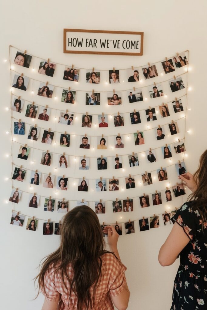  “Then and Now” Photo Display

