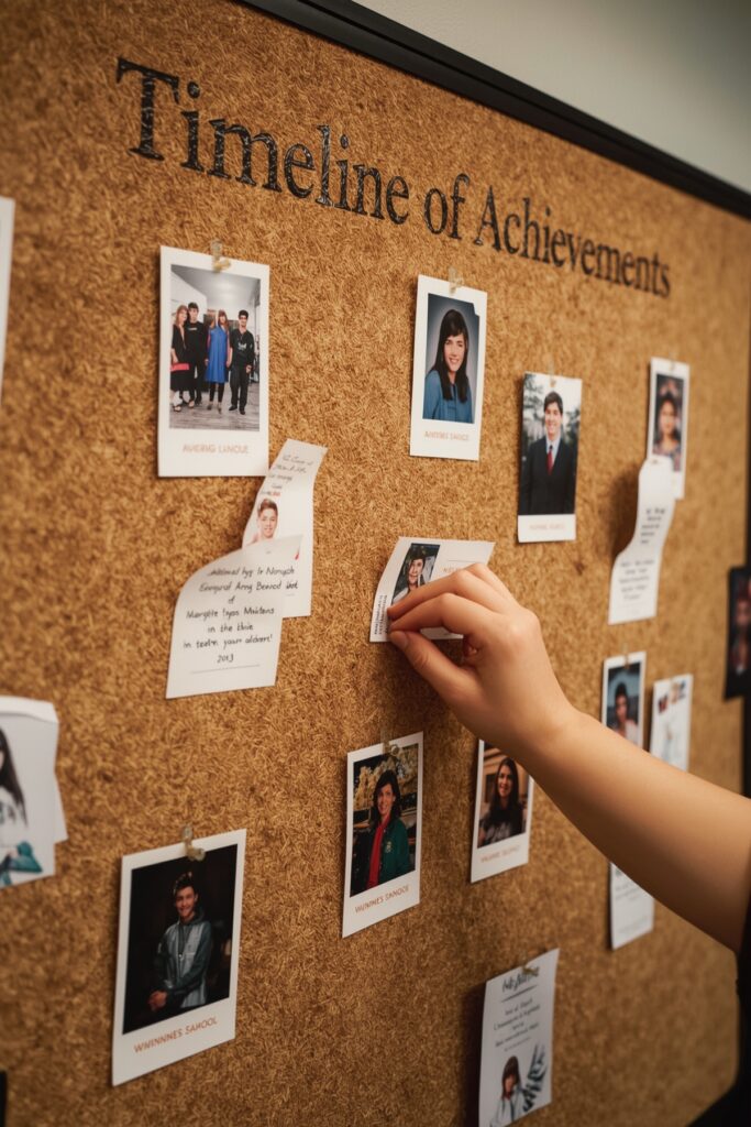 Timeline of Achievements Invitation


