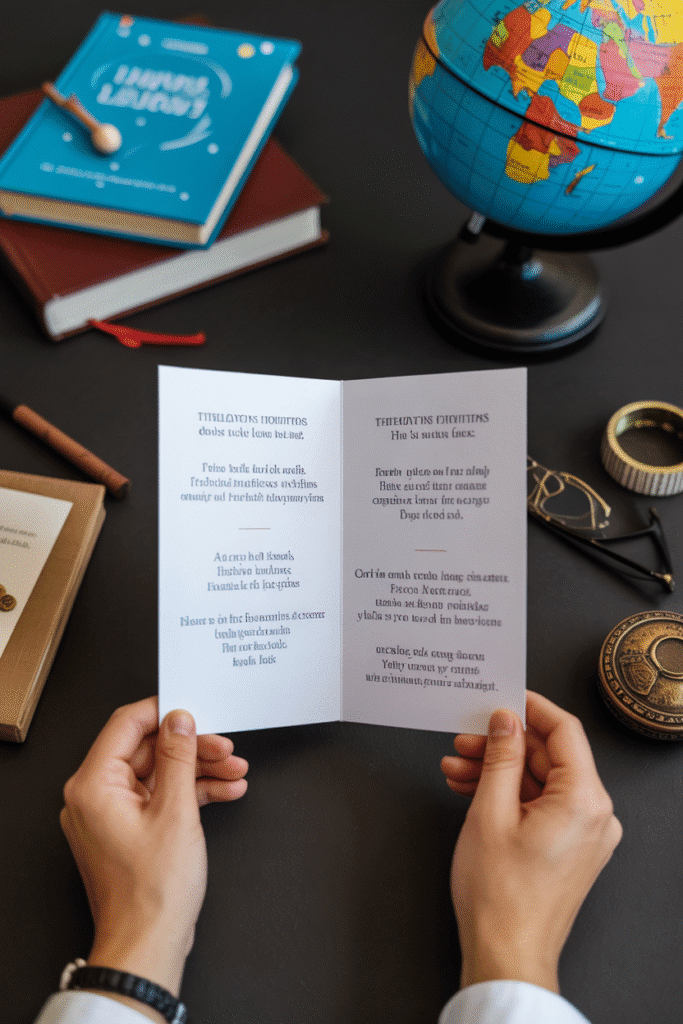 Multilingual Graduation Invitations



