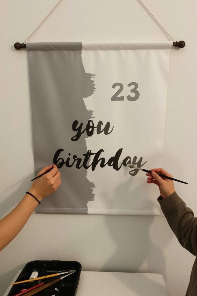 Paint-by-Numbers Birthday Banner

