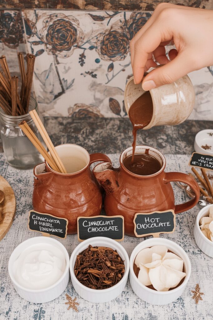 DIY Horchata & Mexican Hot Chocolate Station