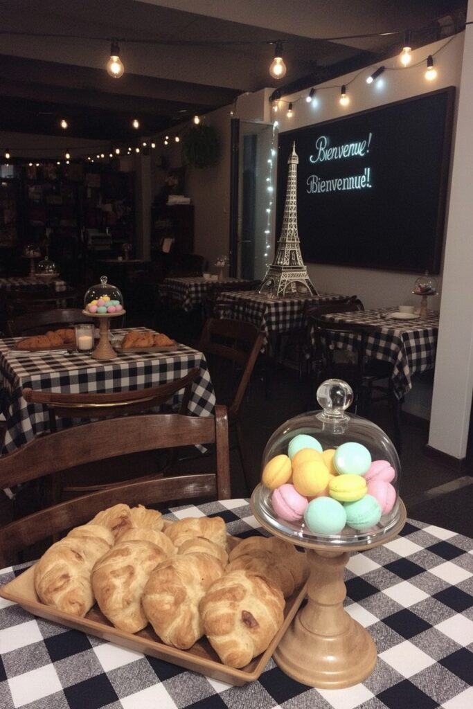 Parisian Café-Inspired Party
