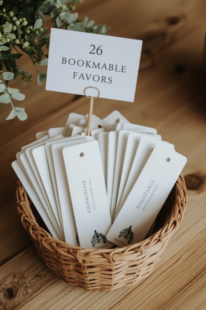 Plantable Bookmark Favors
