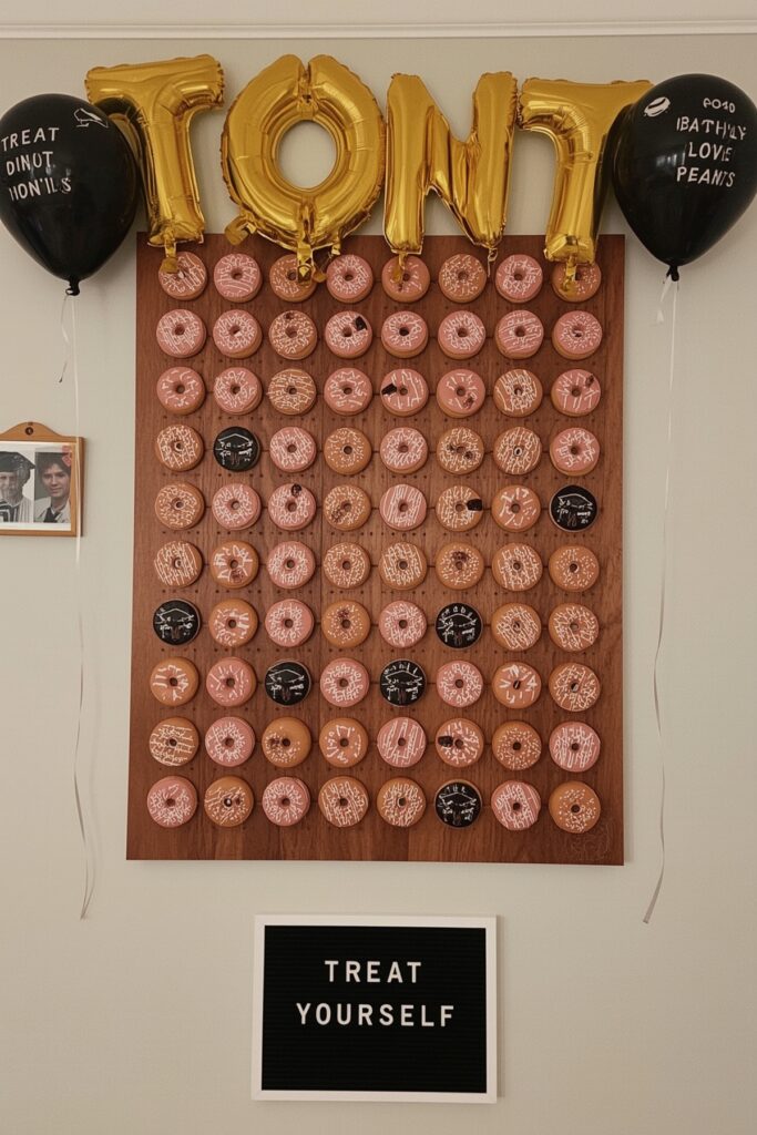  Wall-Mounted Donut Pegboard


