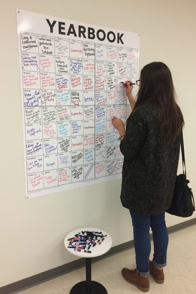 Interactive Yearbook Signing Wall


