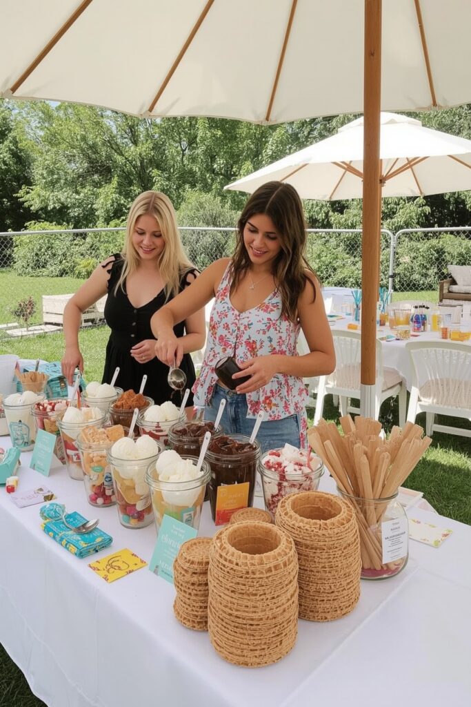 Ice Cream Social Buffet