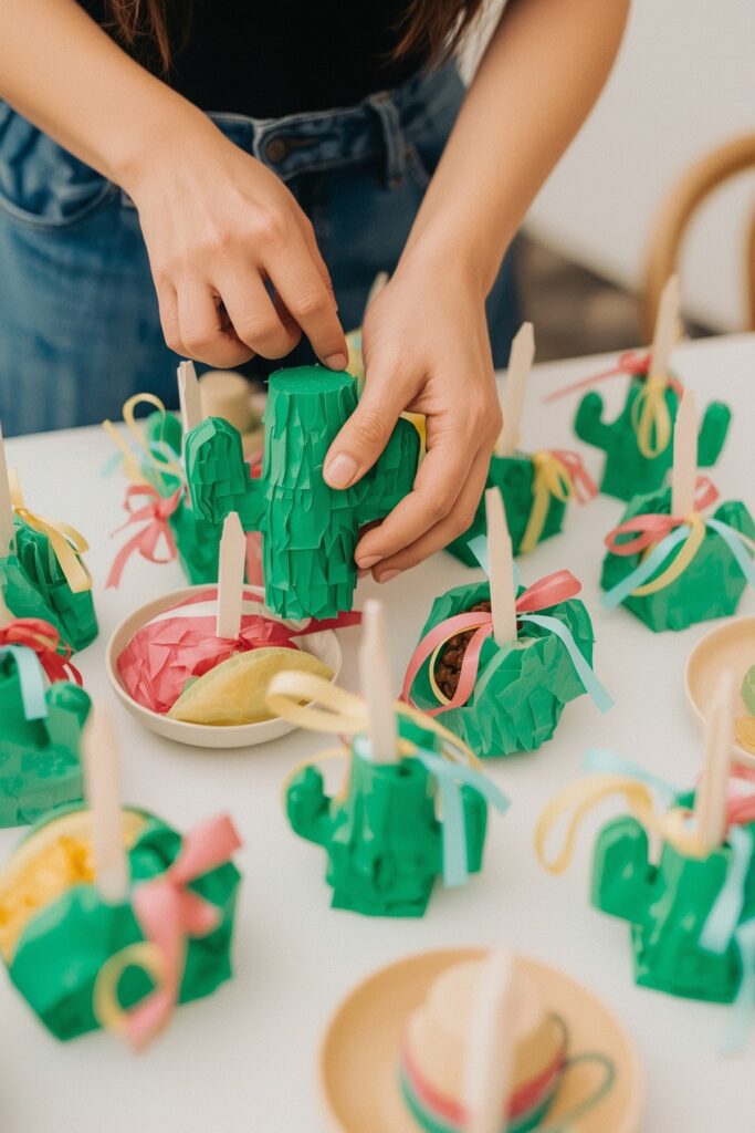 DIY Mini Piñata Party Favors