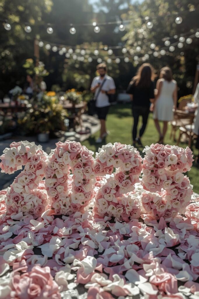 Floral Numbers Matching Graduation Year