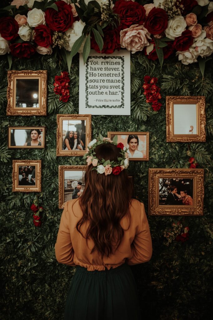 Frida Kahlo-Inspired Photo Wall